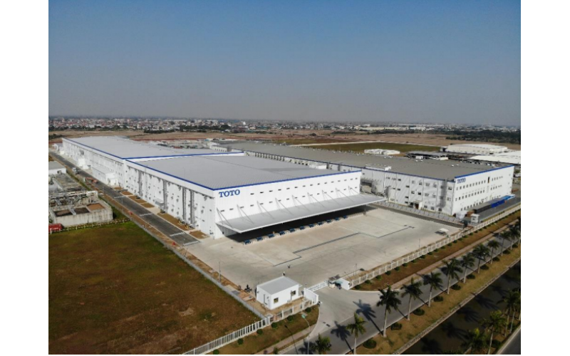 120米隧道窯、施釉機(jī)器人、自動運輸線...TOTO越南新廠正式投產(chǎn)